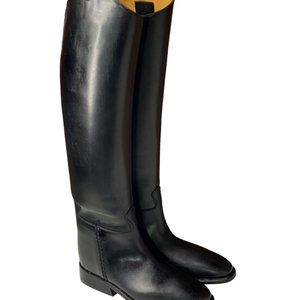 PETRIE Pull On Vintage Dress Equestrian Dressage Leather Riding Boots
